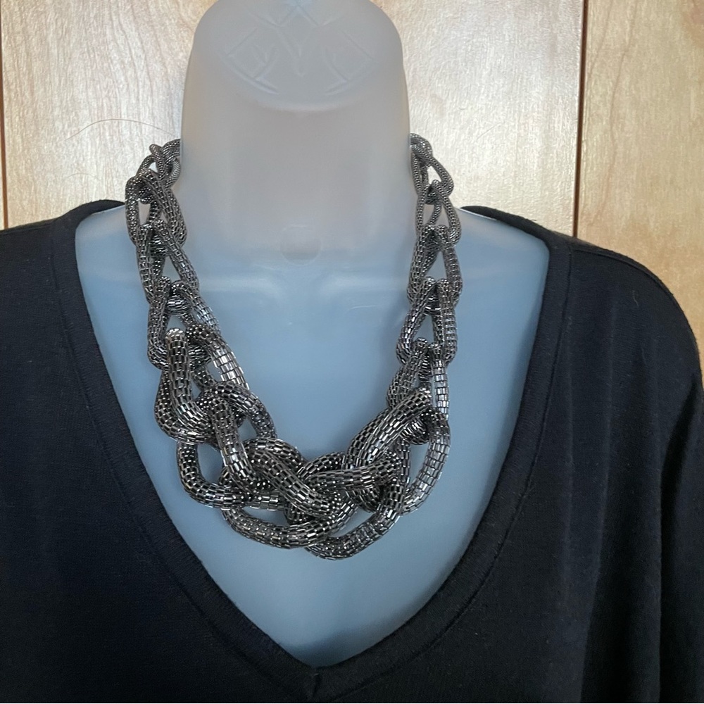 Statement Necklace 20" deceptively lightweight! From London's East End markets.